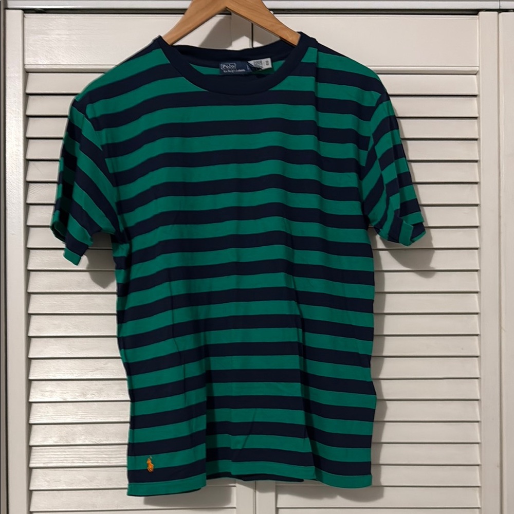 Polo by Ralph Lauren Green and Blue Short Sleeve Tees